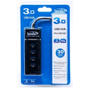 هاب 4‌پورت USB3.0 لندر مدل H4